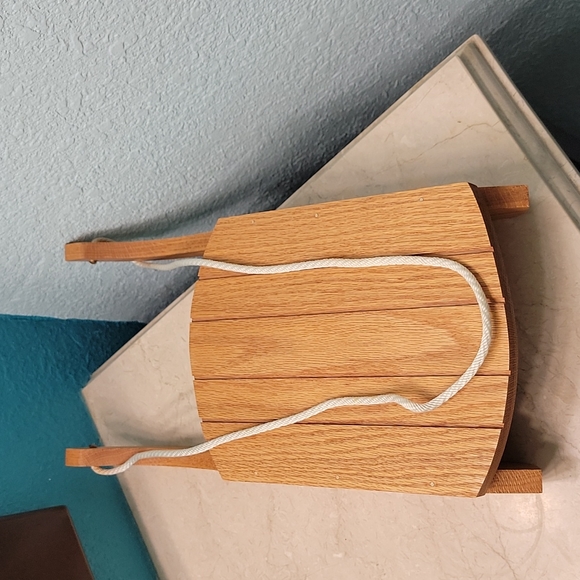 Decorative Wooden Sled - Picture 2 of 5